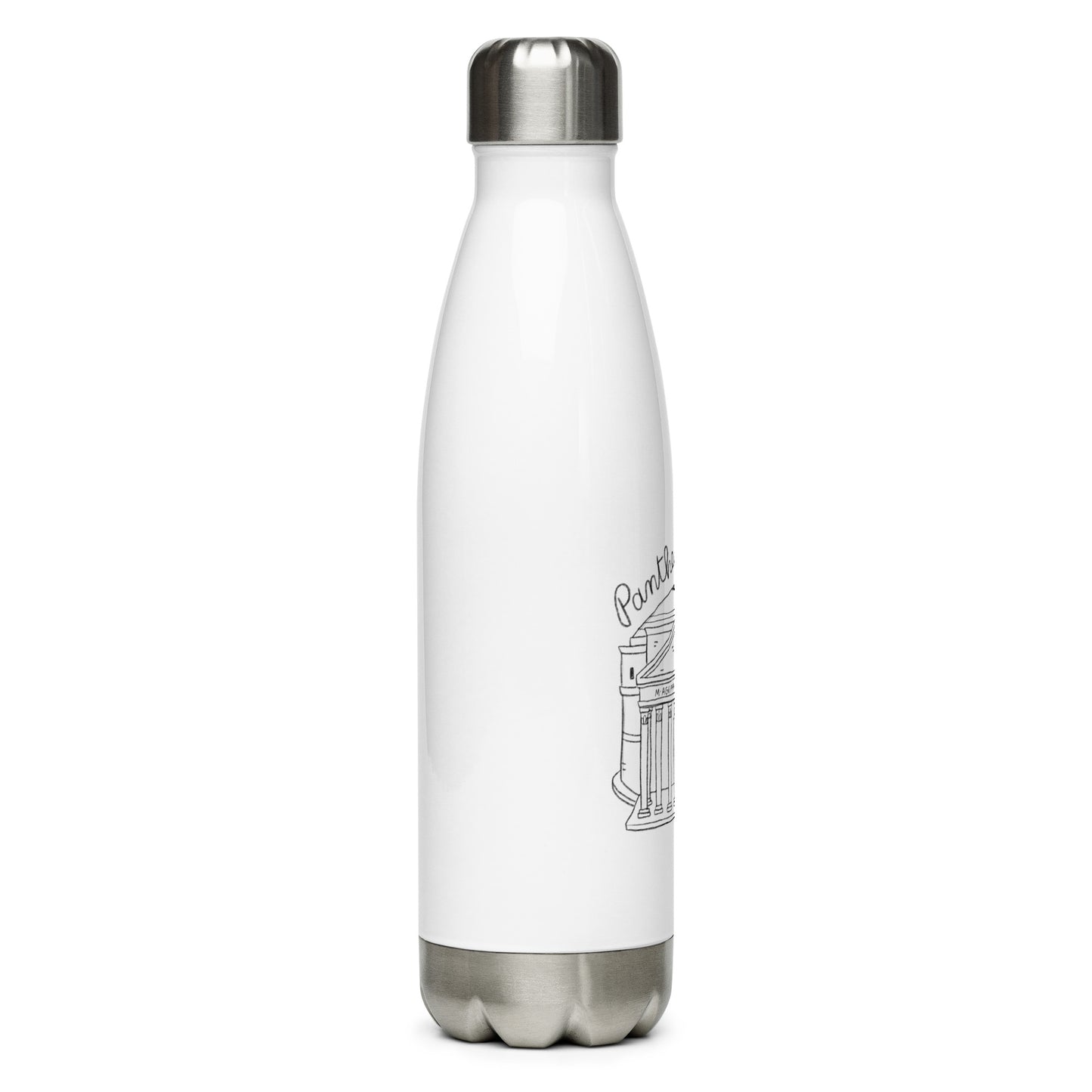 Pantheon on a Stainless steel water bottle