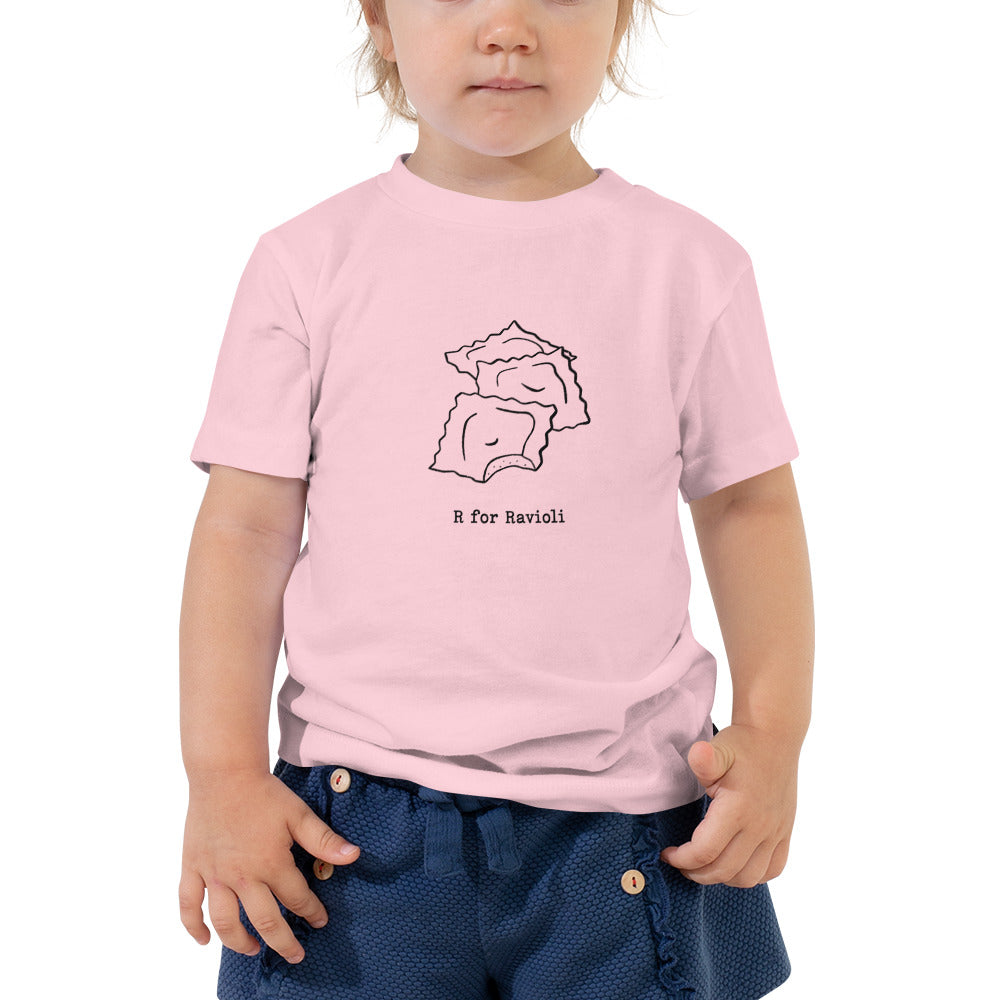 Ravioli on a Toddler Short Sleeve Tee