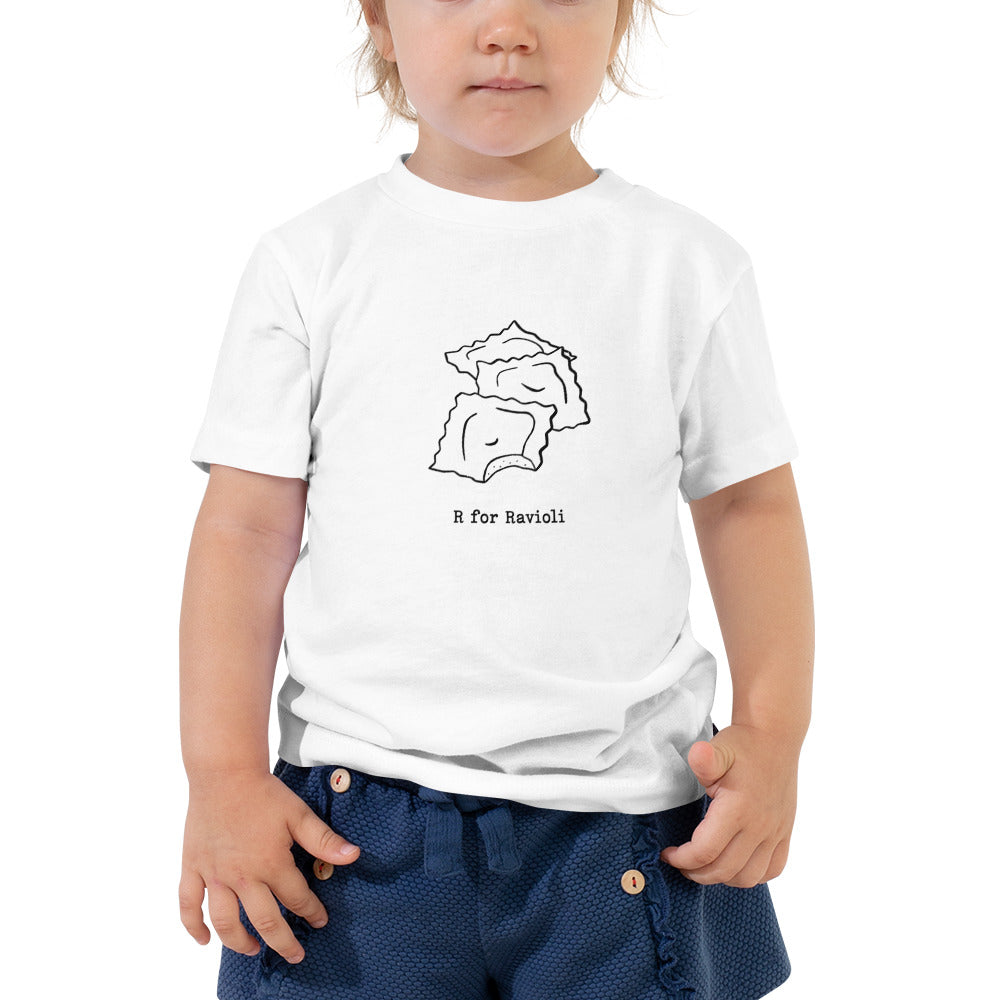 Ravioli on a Toddler Short Sleeve Tee