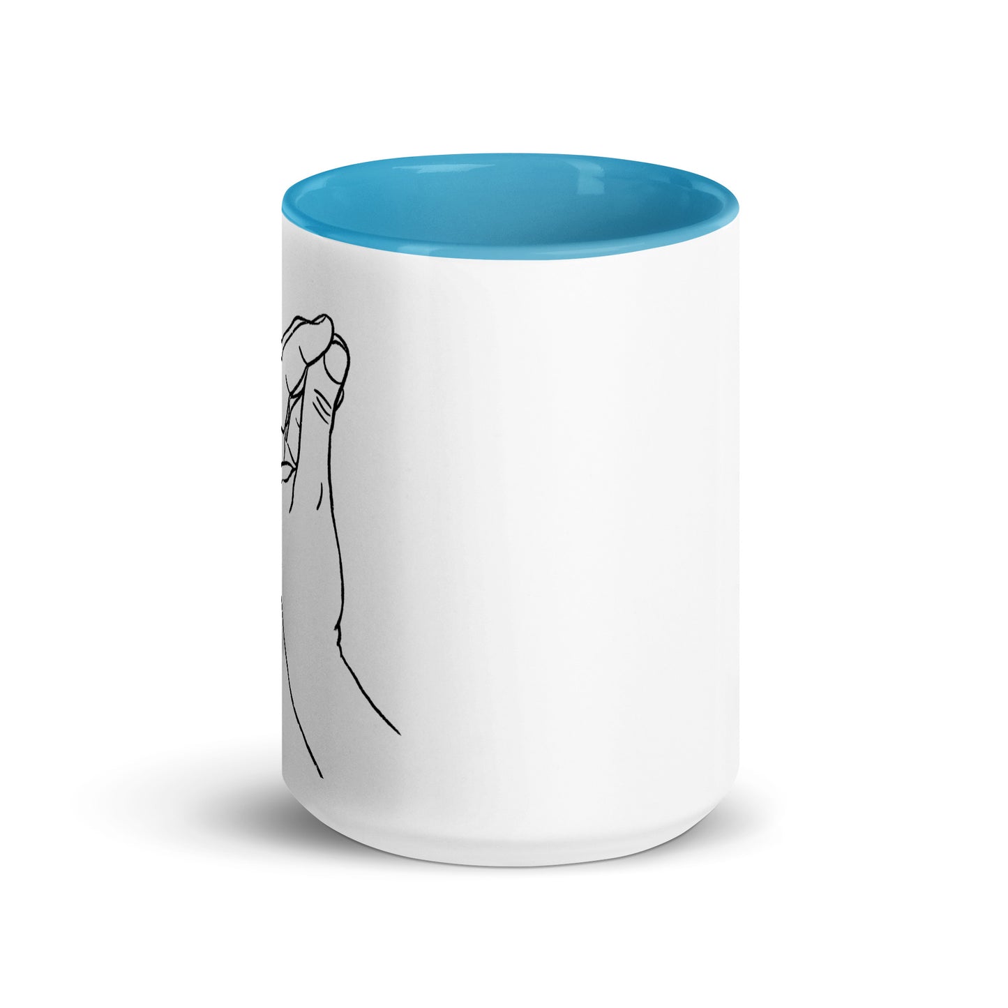 Parlo Italiano with my Big Mug with Color Inside