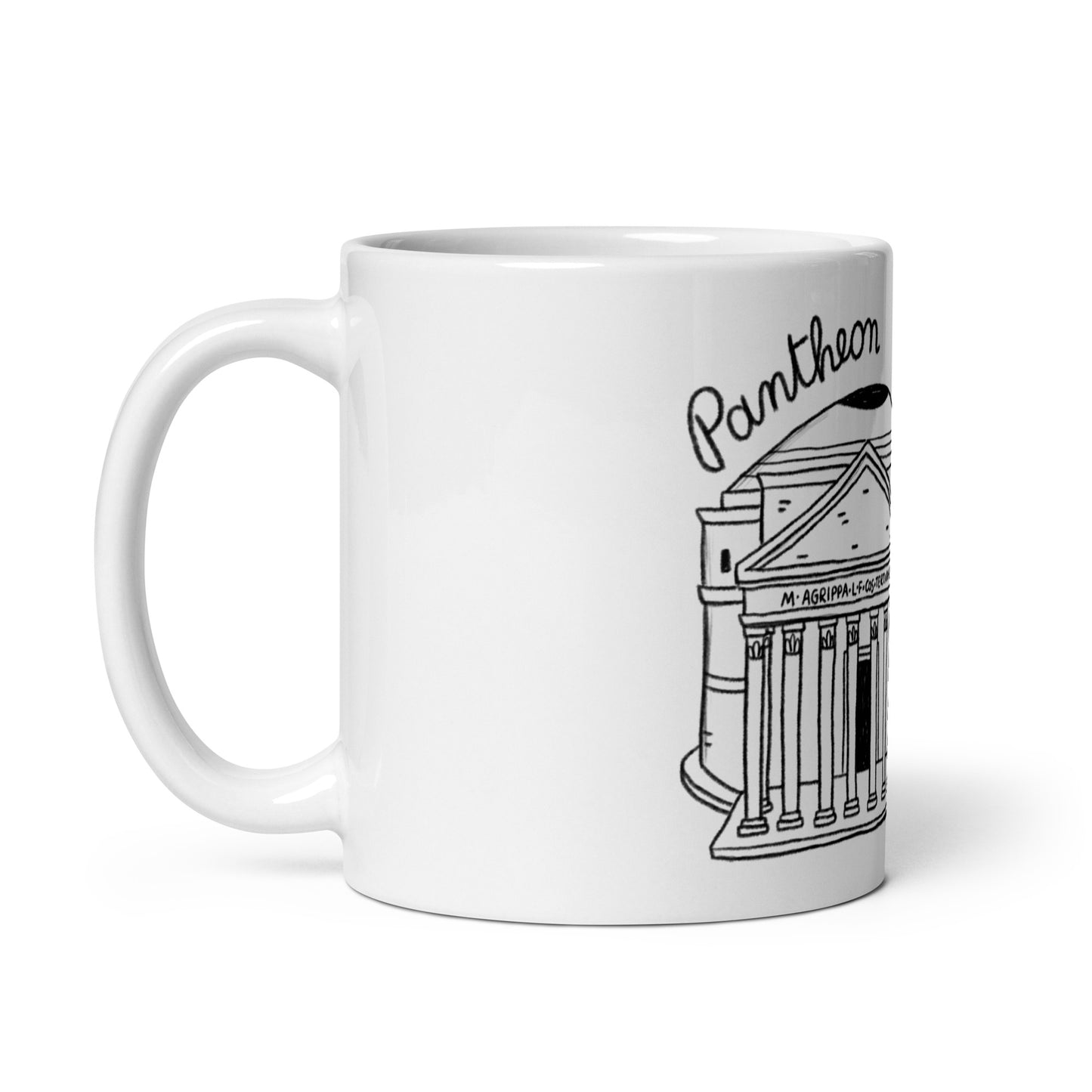 Pantheon on a mug