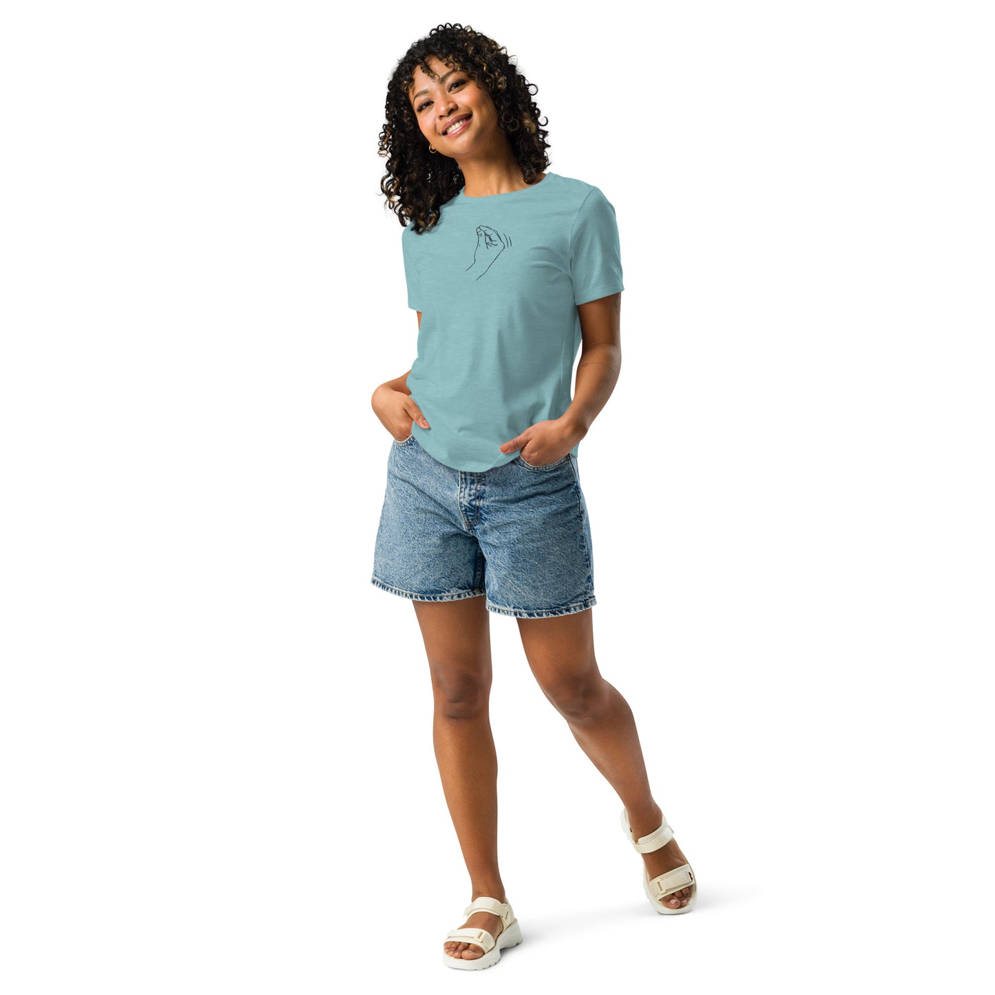Speak Italian on a Women's Relaxed T-Shirt