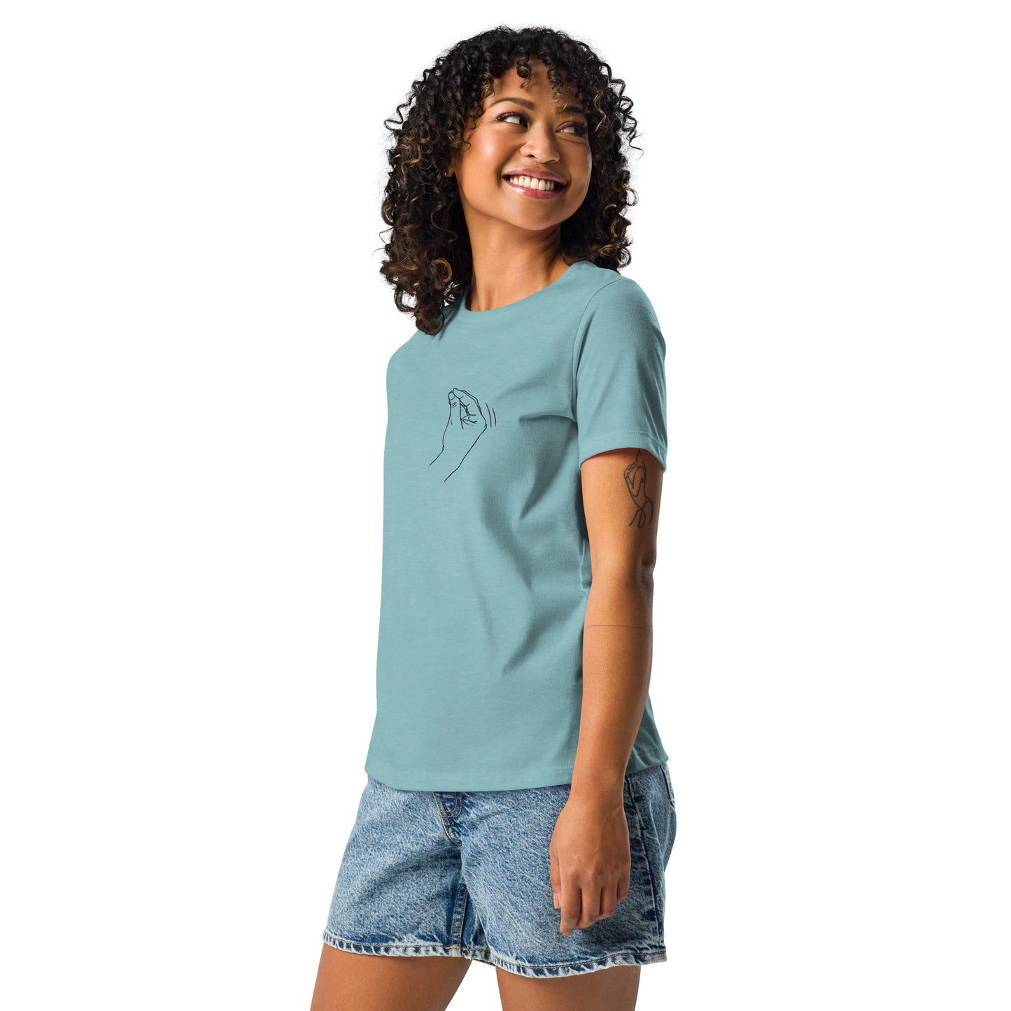 Speak Italian on a Women's Relaxed T-Shirt