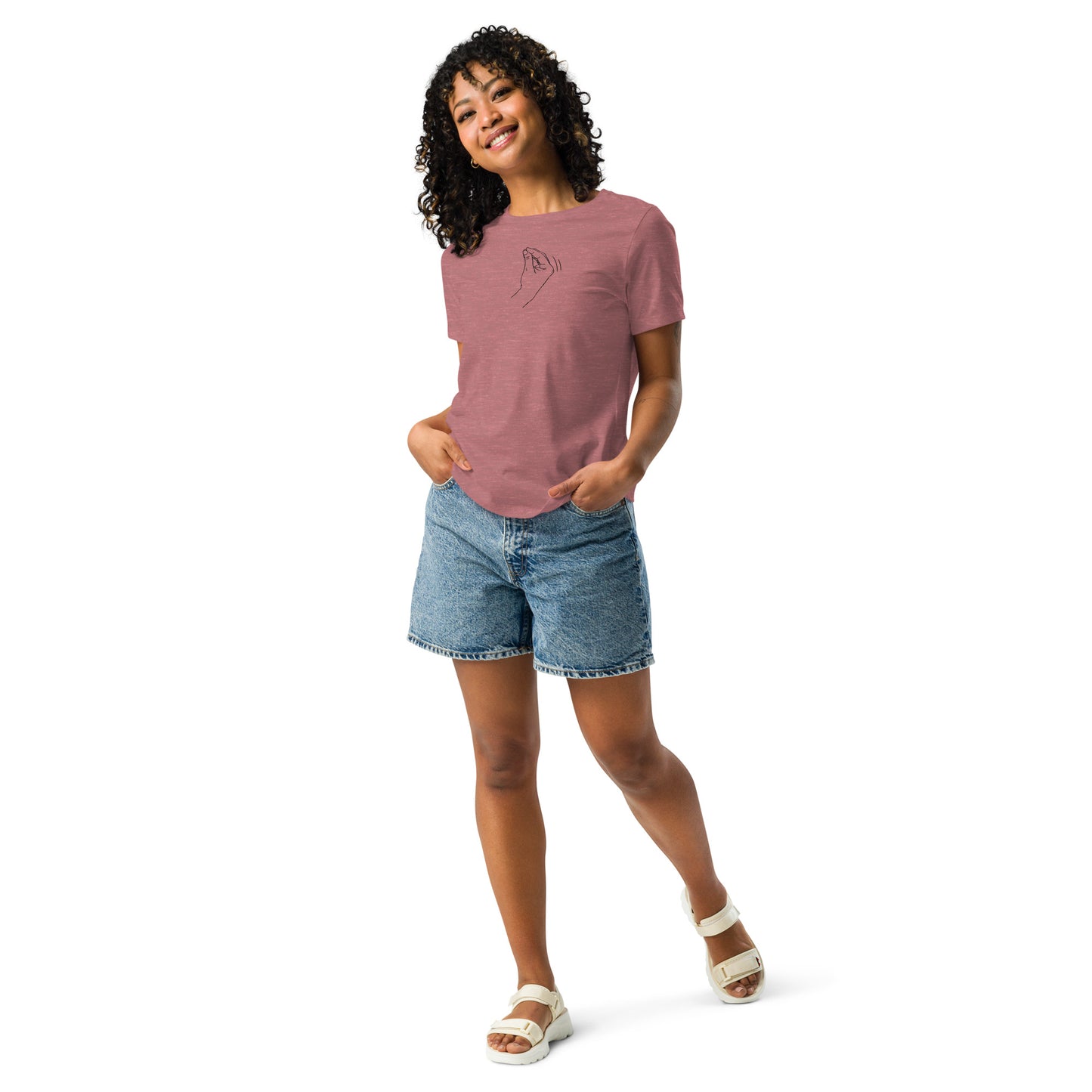 Speak Italian on a Women's Relaxed T-Shirt