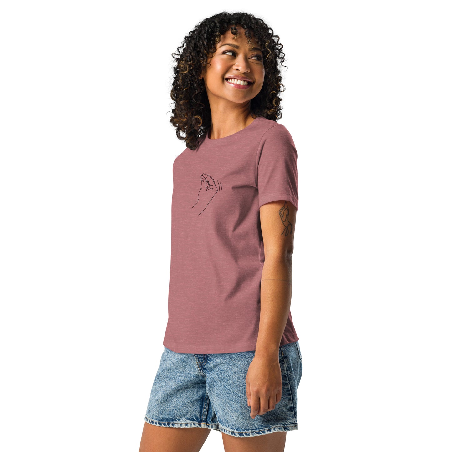 Speak Italian on a Women's Relaxed T-Shirt