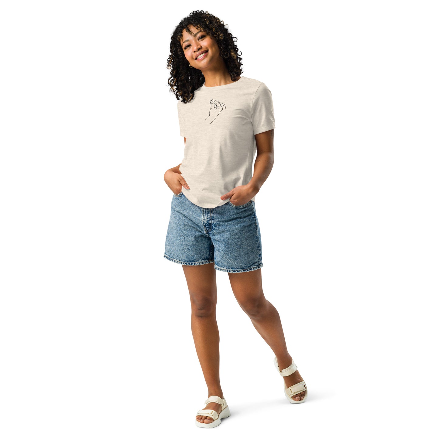 Speak Italian on a Women's Relaxed T-Shirt
