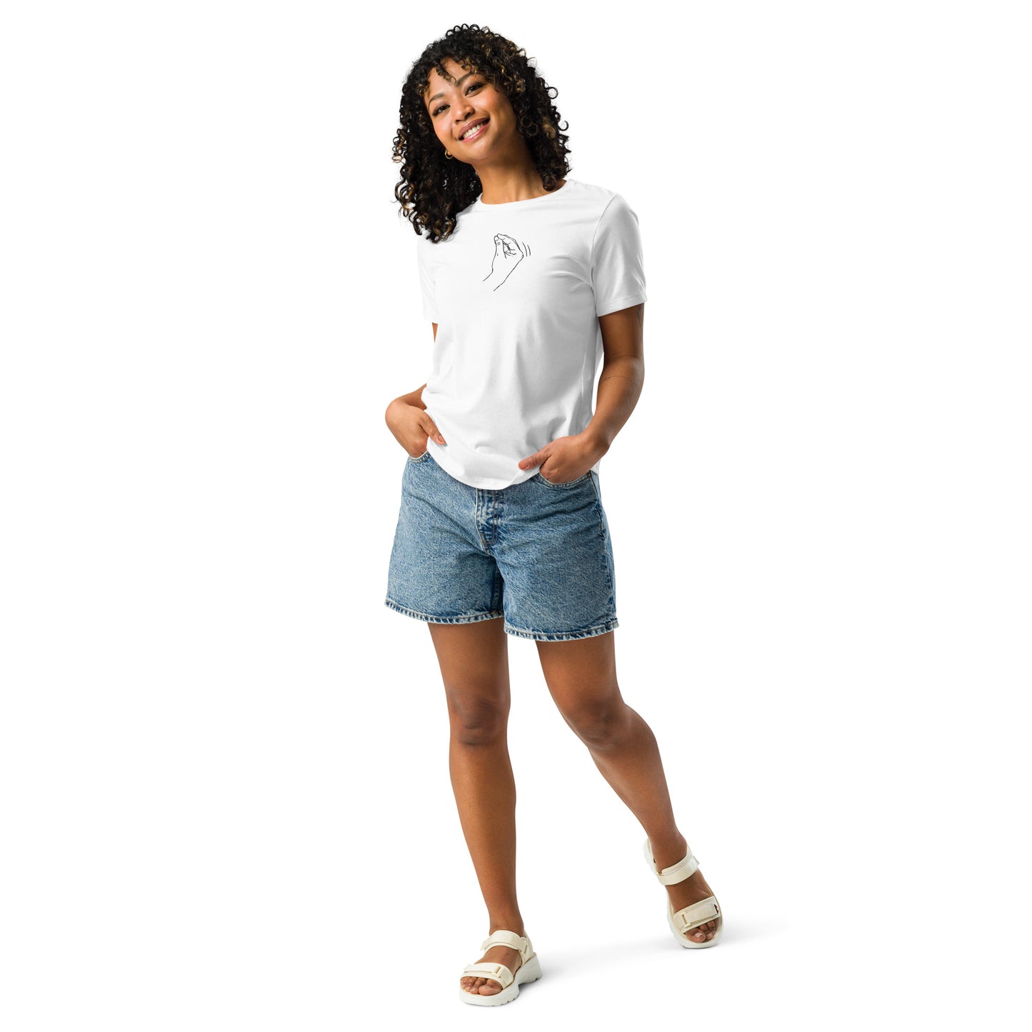 Speak Italian on a Women's Relaxed T-Shirt