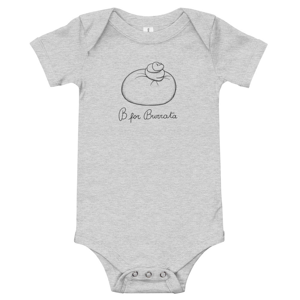 Burrata on a Baby Onesie