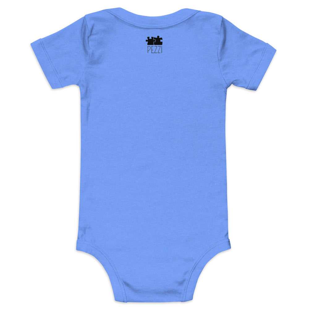 Cannolo on a Baby short sleeve onesie