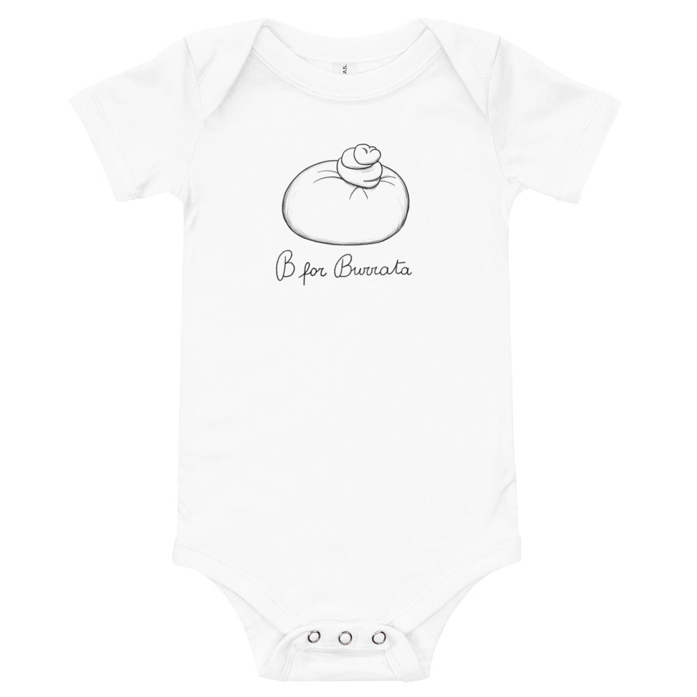 Burrata on a Baby Onesie
