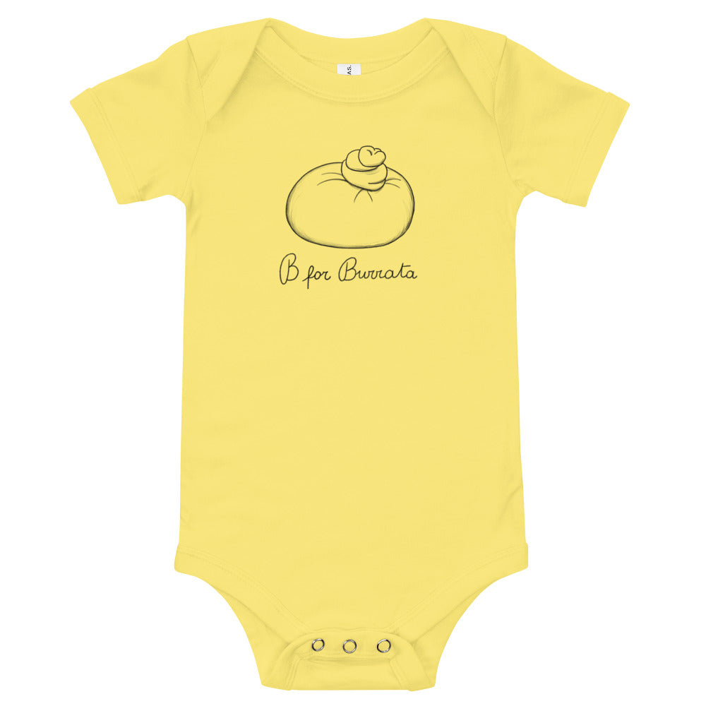 Burrata on a Baby Onesie
