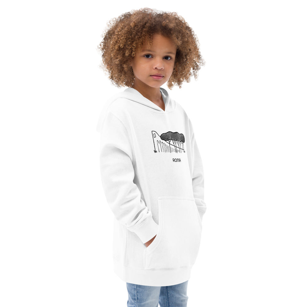 Kids fleece hoodie - Roman pines