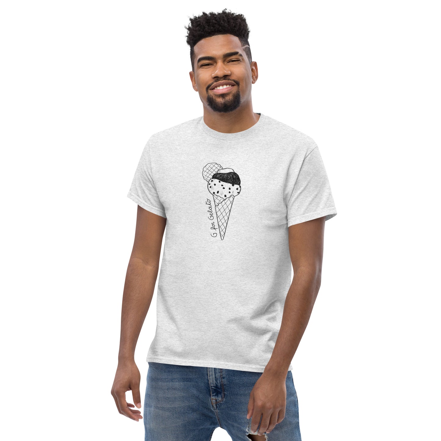 Gelato on a Men's classic tee