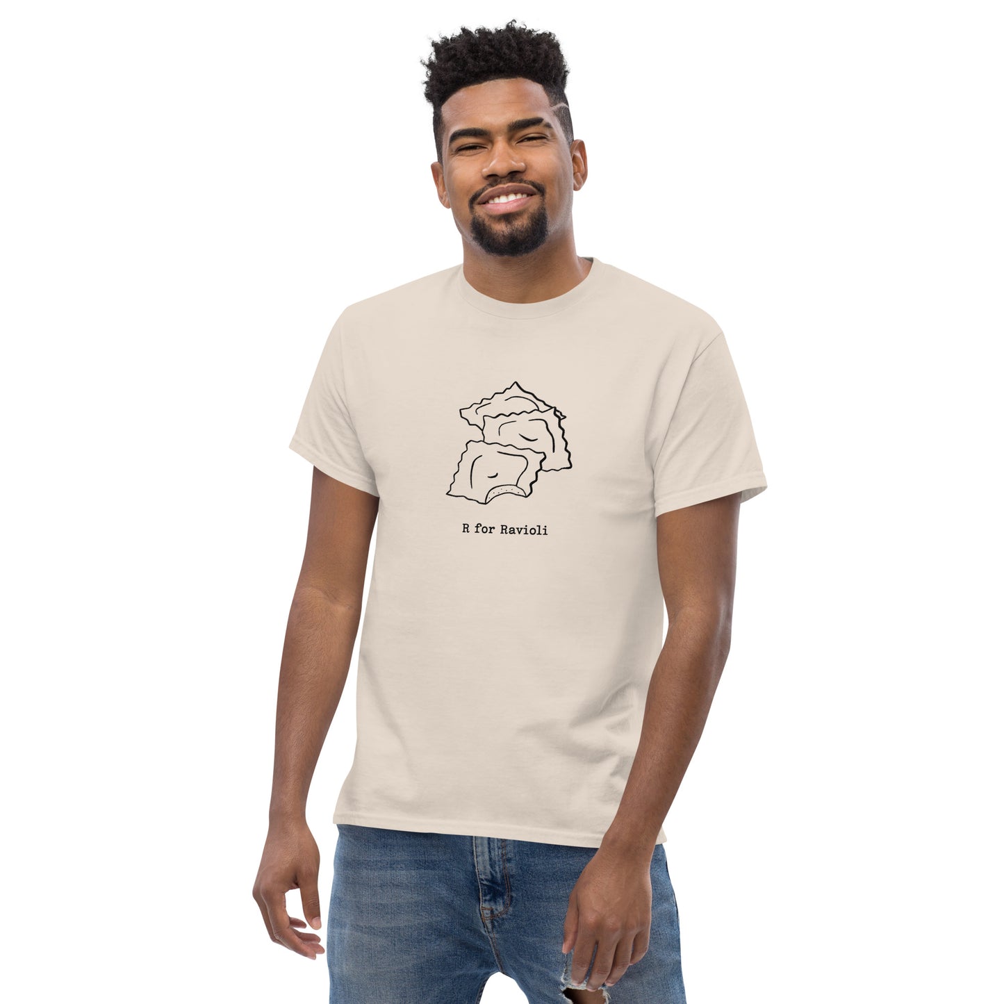 Ravioli on a Men's classic tee