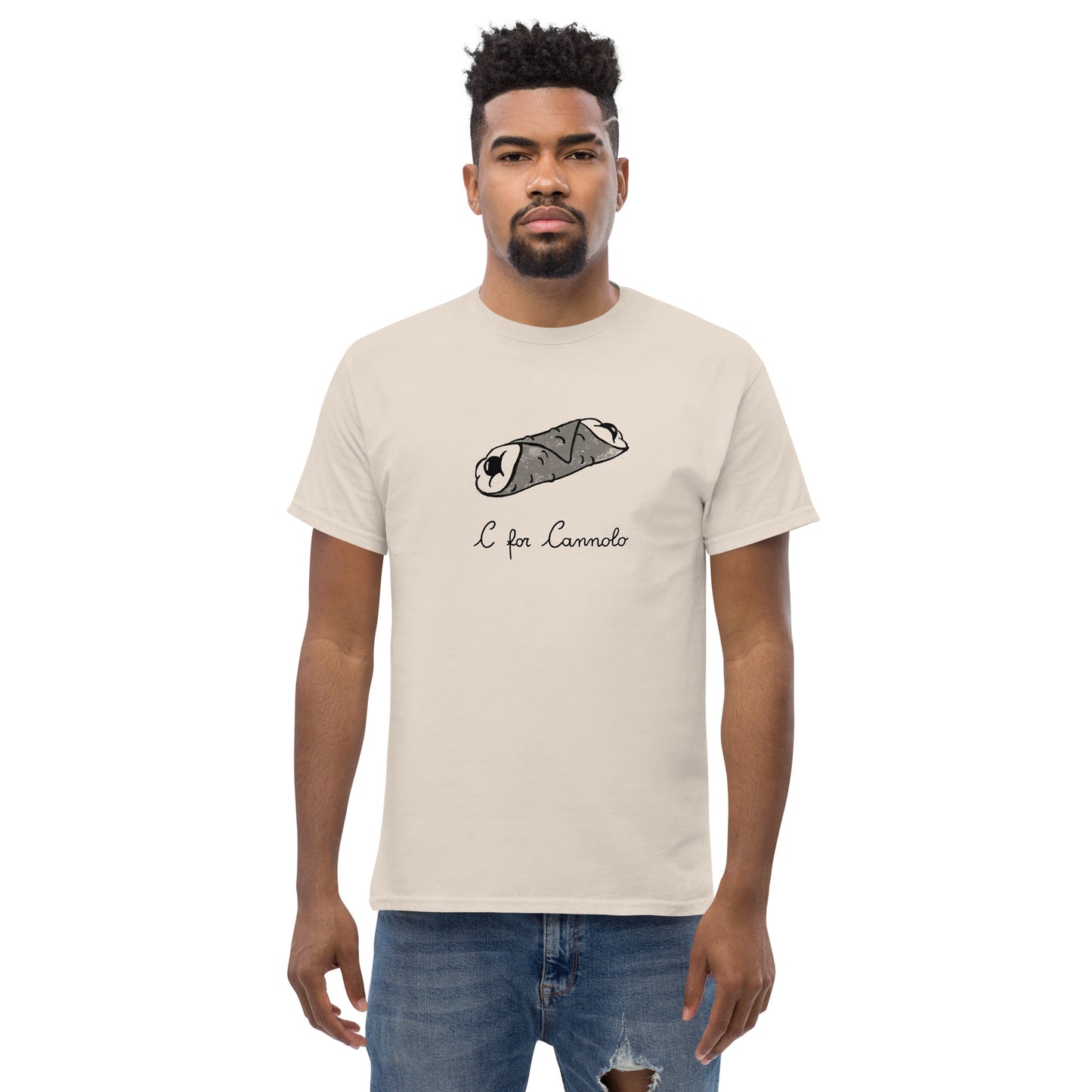 Cannolo on a Men's classic tee