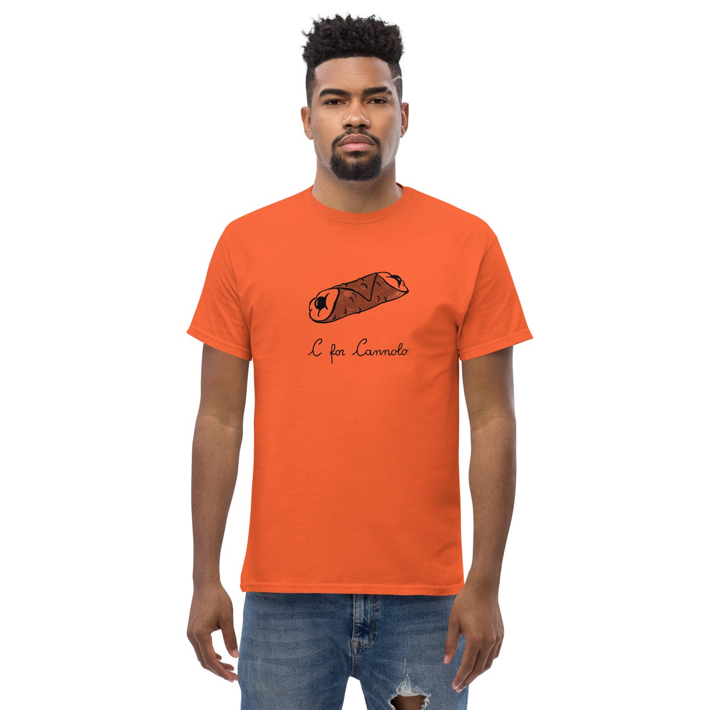 Cannolo on a Men's classic tee