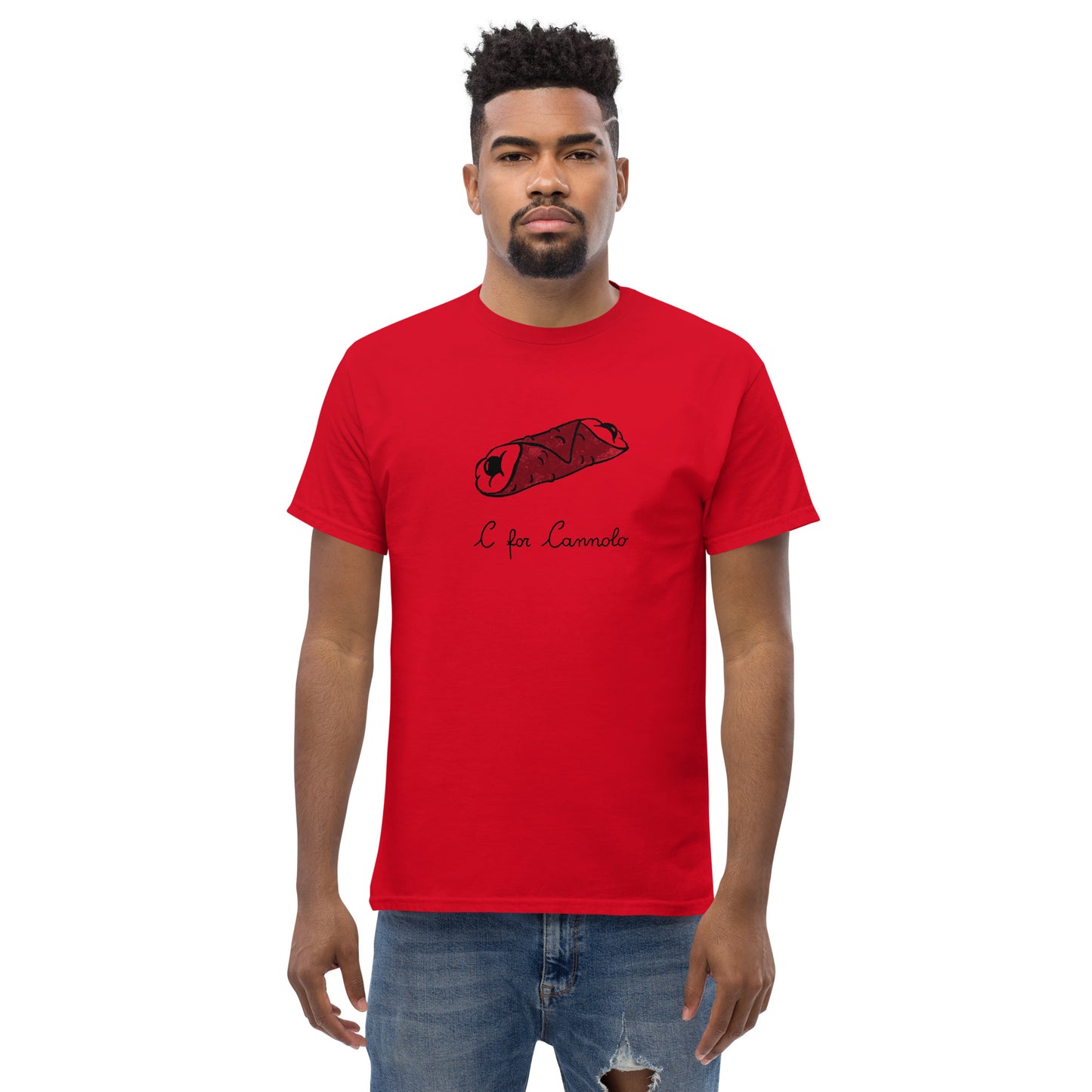 Cannolo on a Men's classic tee