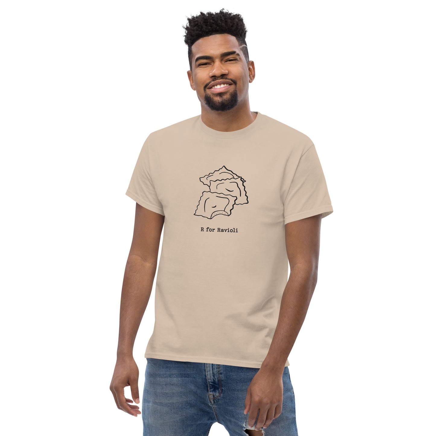 Ravioli on a Men's classic tee