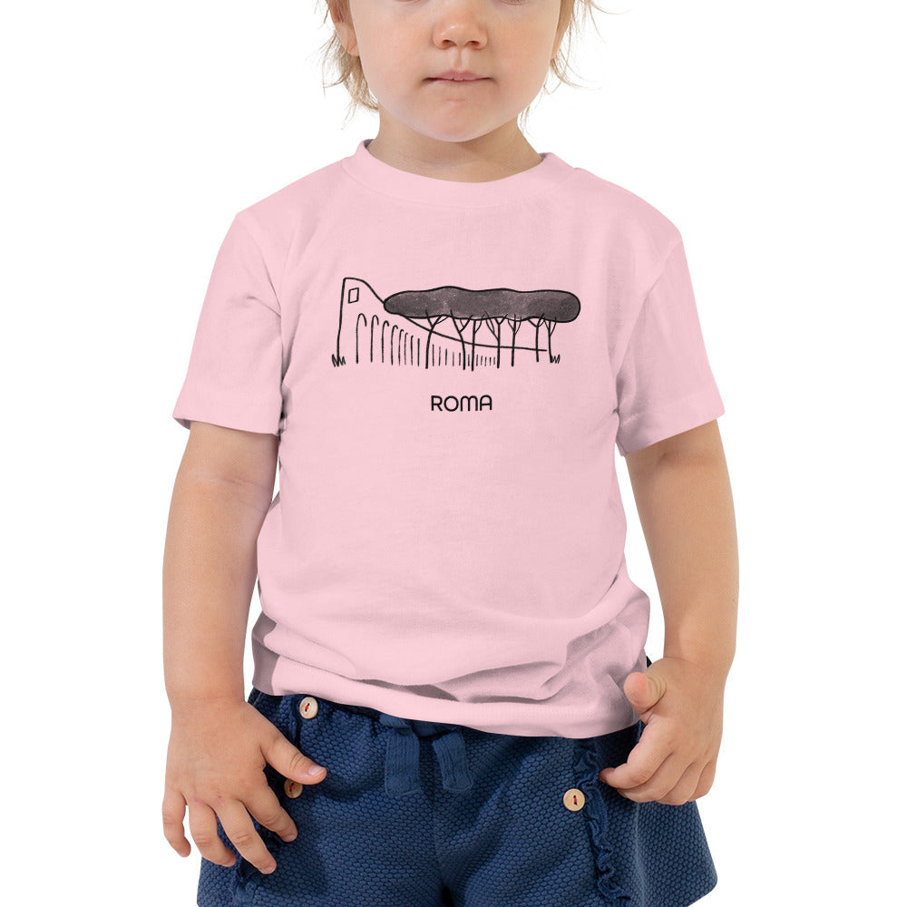 Roman Pine Trees on a Toddler Short Sleeve Tee