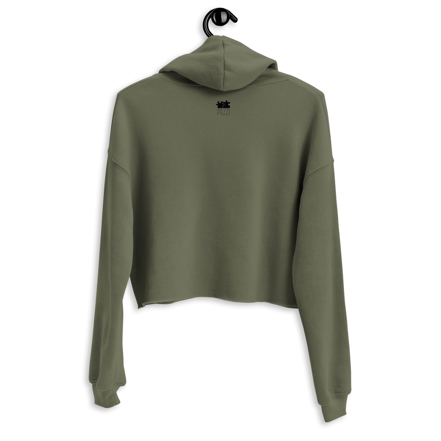 Roman Pine Trees on a Crop Hoodie