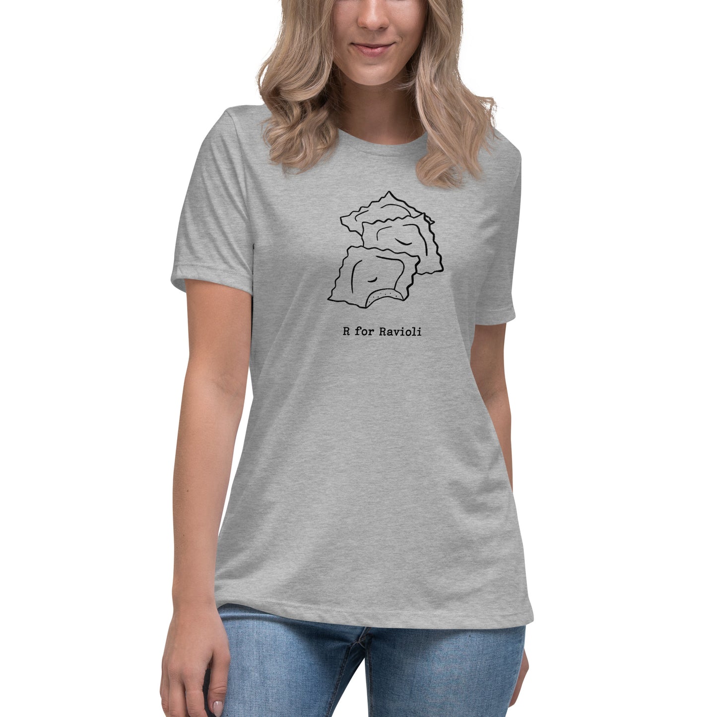 Ravioli on a Women's Relaxed T-Shirt
