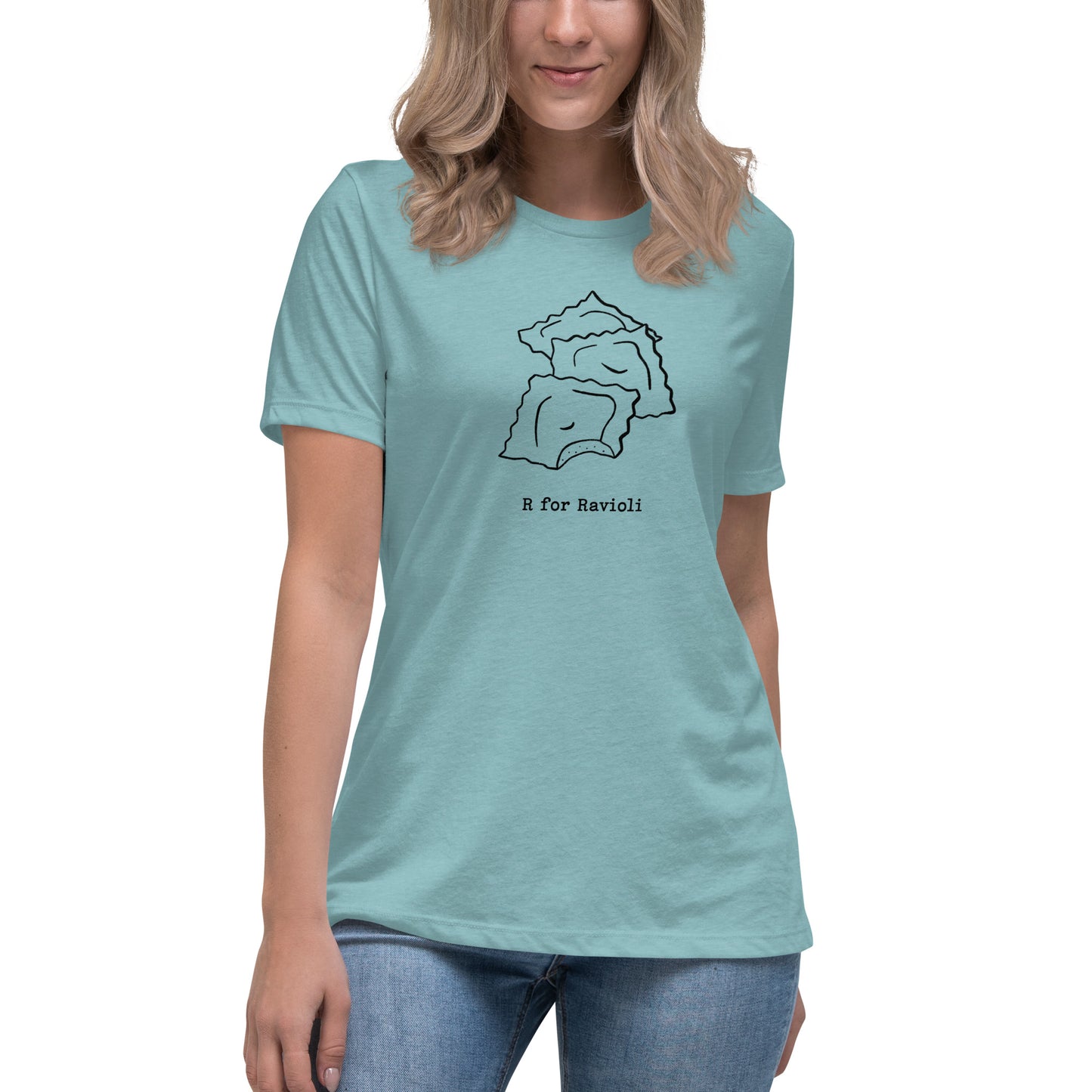 Ravioli on a Women's Relaxed T-Shirt