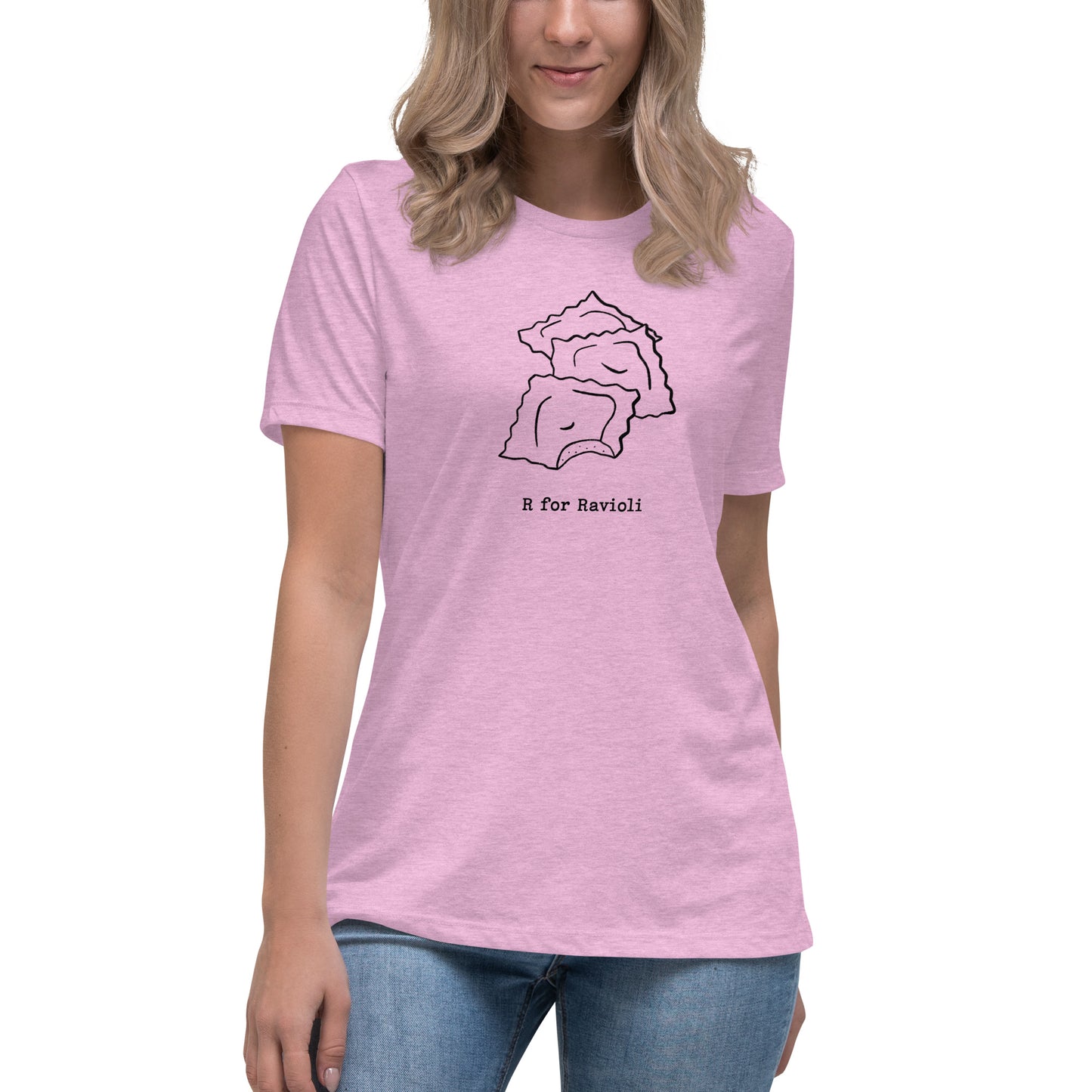 Ravioli on a Women's Relaxed T-Shirt