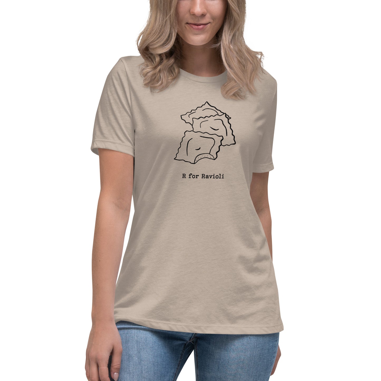Ravioli on a Women's Relaxed T-Shirt