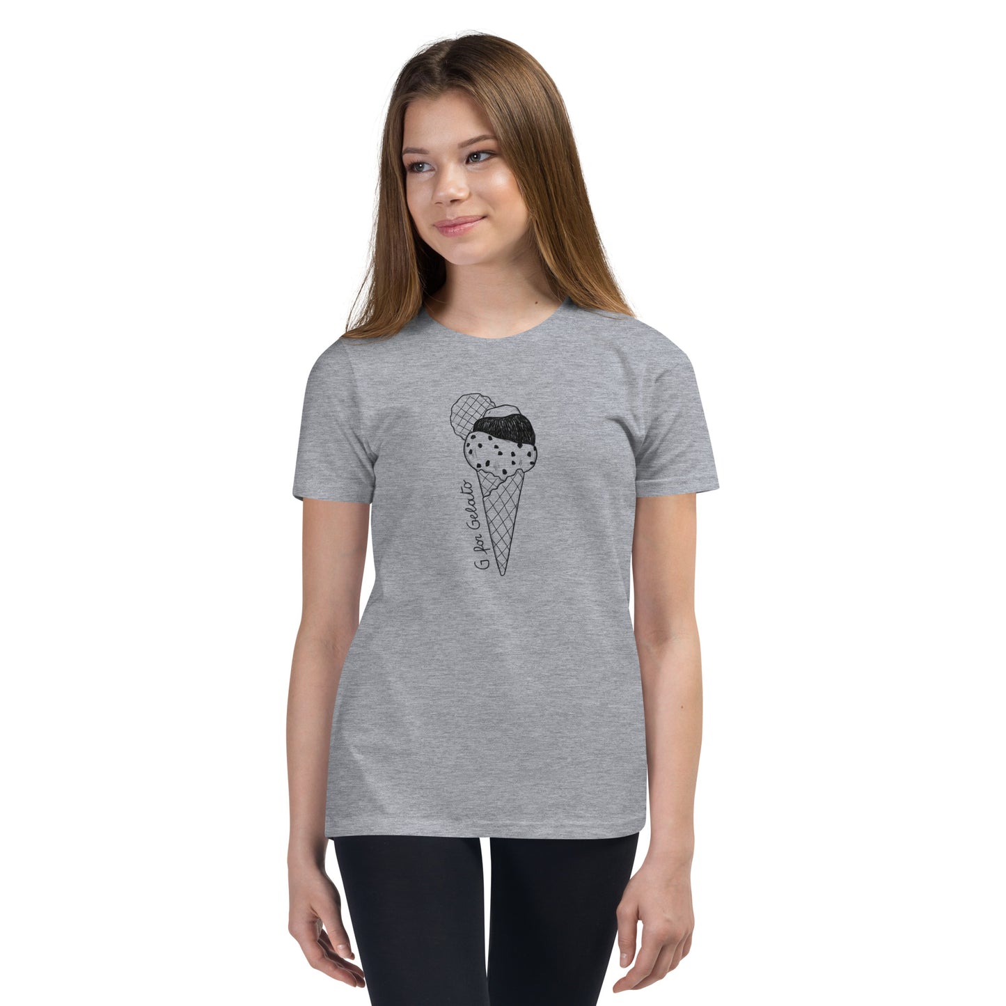 Gelato on a Youth Short Sleeve T-Shirt