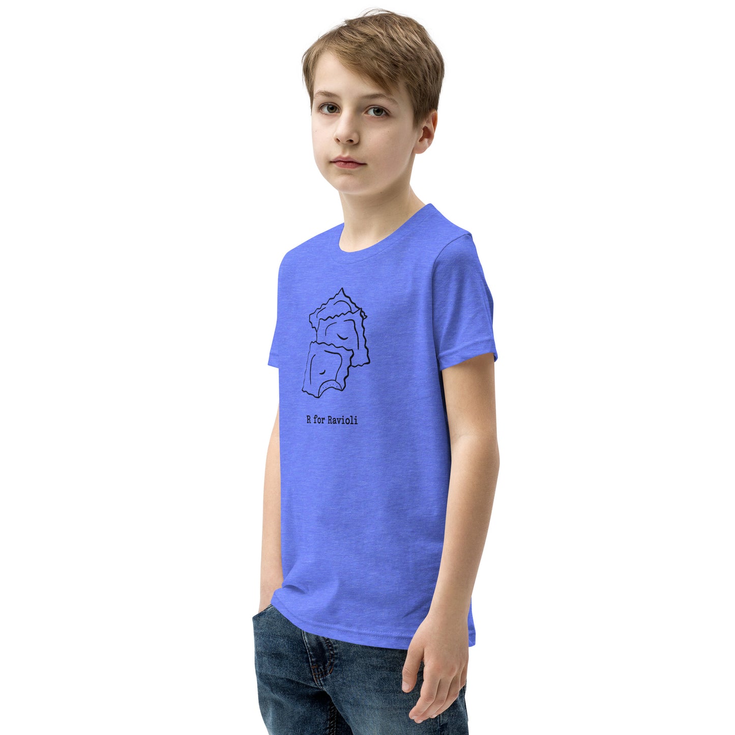 Ravioli on a Youth Short Sleeve T-Shirt