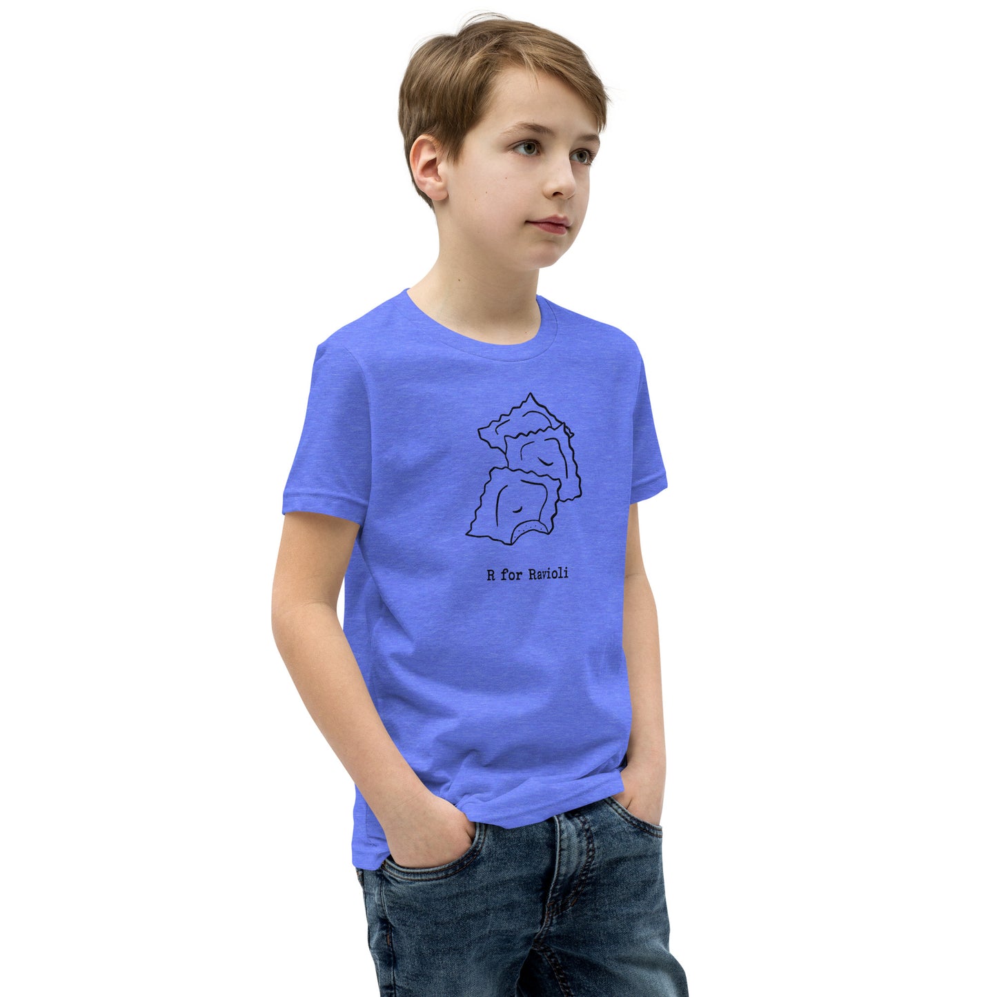 Ravioli on a Youth Short Sleeve T-Shirt