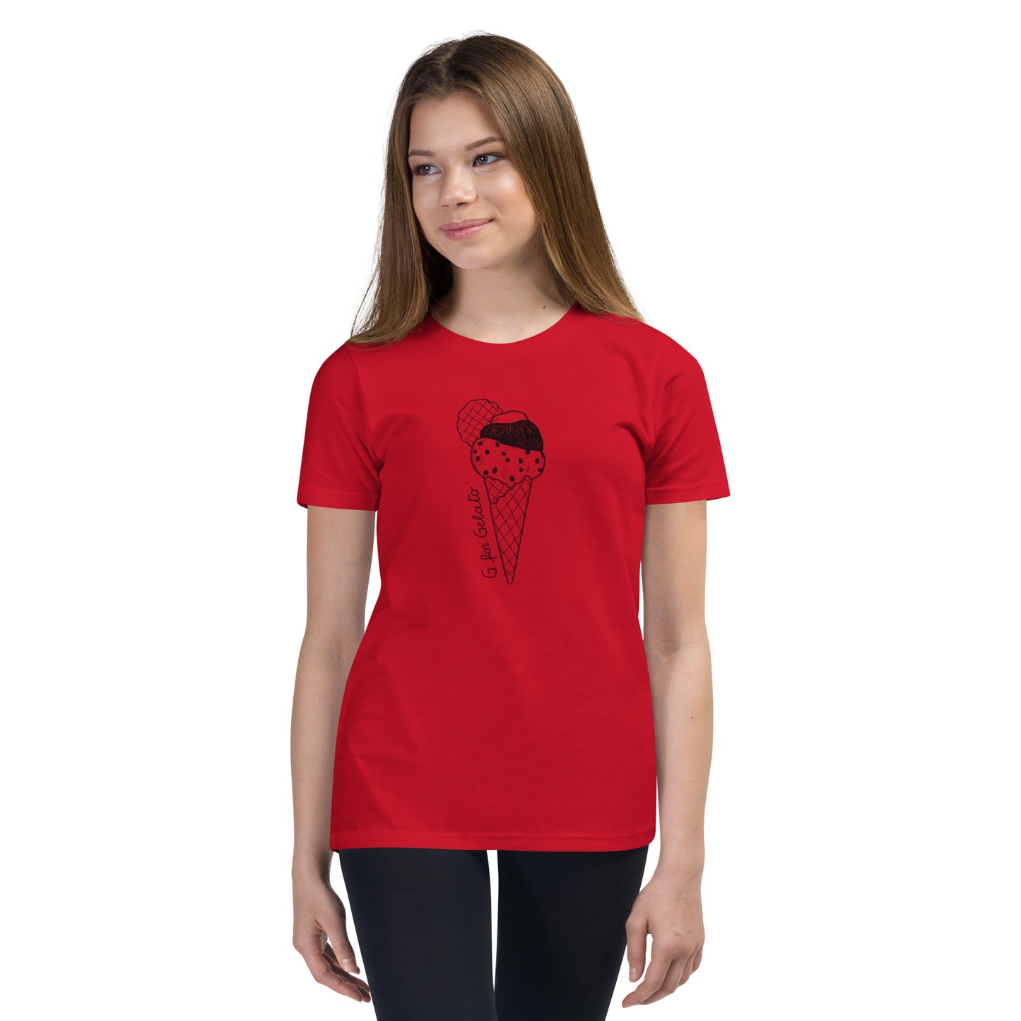 Gelato on a Youth Short Sleeve T-Shirt