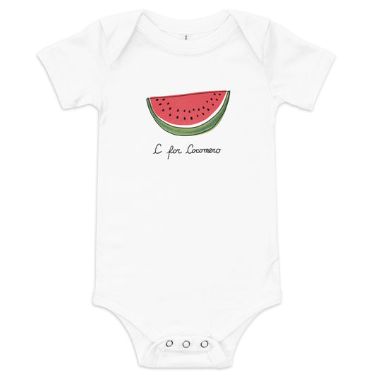 Cocomero on a Baby Onesie