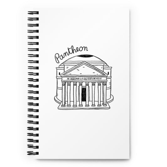 Pantheon on a Spiral notebook