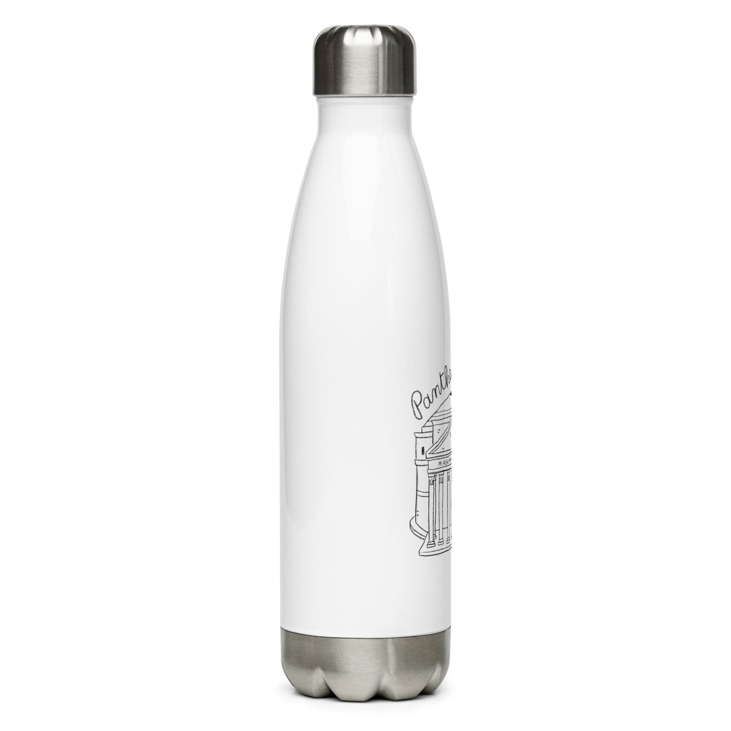 Pantheon on a Stainless steel water bottle