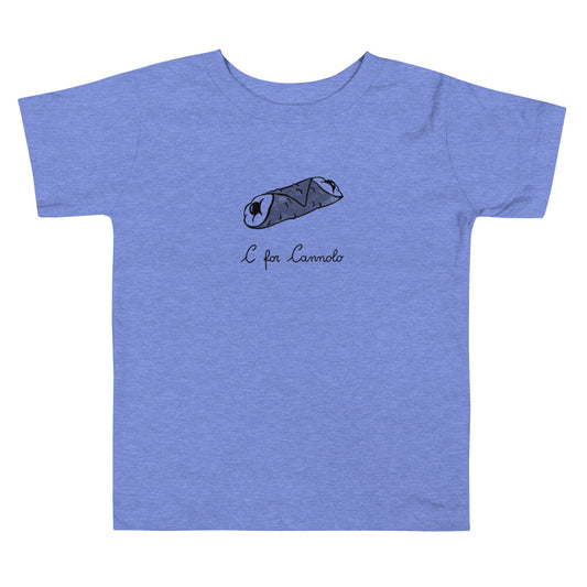 Cannolo on a Toddler Short Sleeve Tee