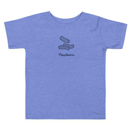 Maccheroni on a Toddler Short Sleeve Tee