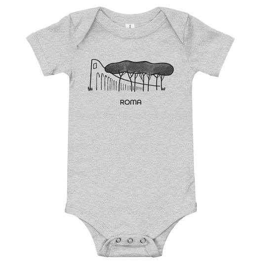 Roman Pine Trees on a Onesie