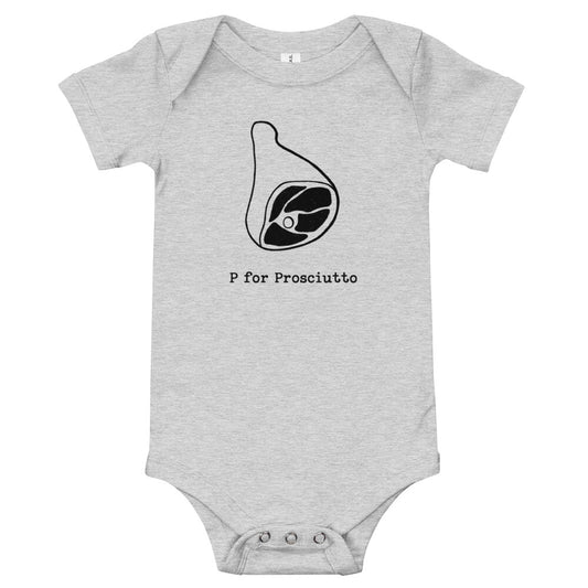 Prosciutto on a Baby onesie