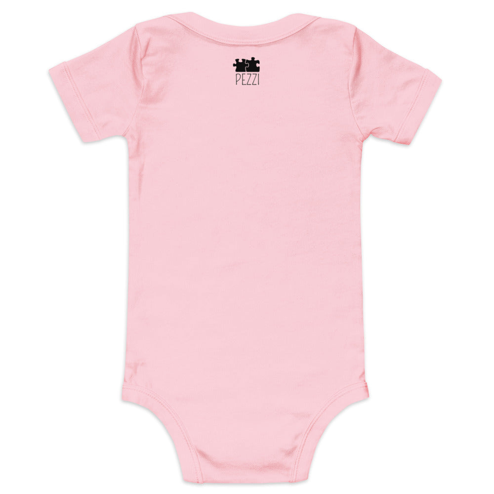 Cannolo on a Baby short sleeve onesie