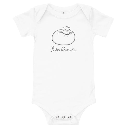 Burrata on a Baby Onesie