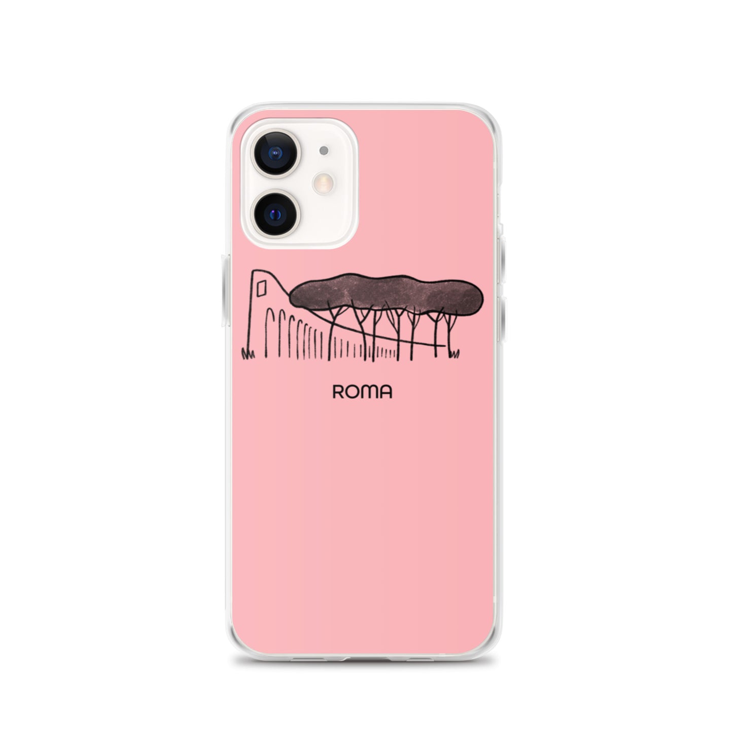 Roman Pine Trees on an iPhone Case - it's pretty in pink!