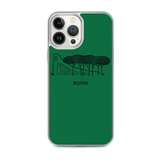 Roman Pine Trees on an iPhone Case - afternoon in Villa Pamphili