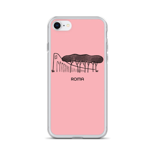 Roman Pine Trees on an iPhone Case - it's pretty in pink!