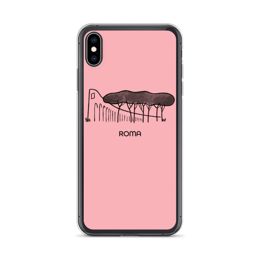 Roman Pine Trees on an iPhone Case - it's pretty in pink!