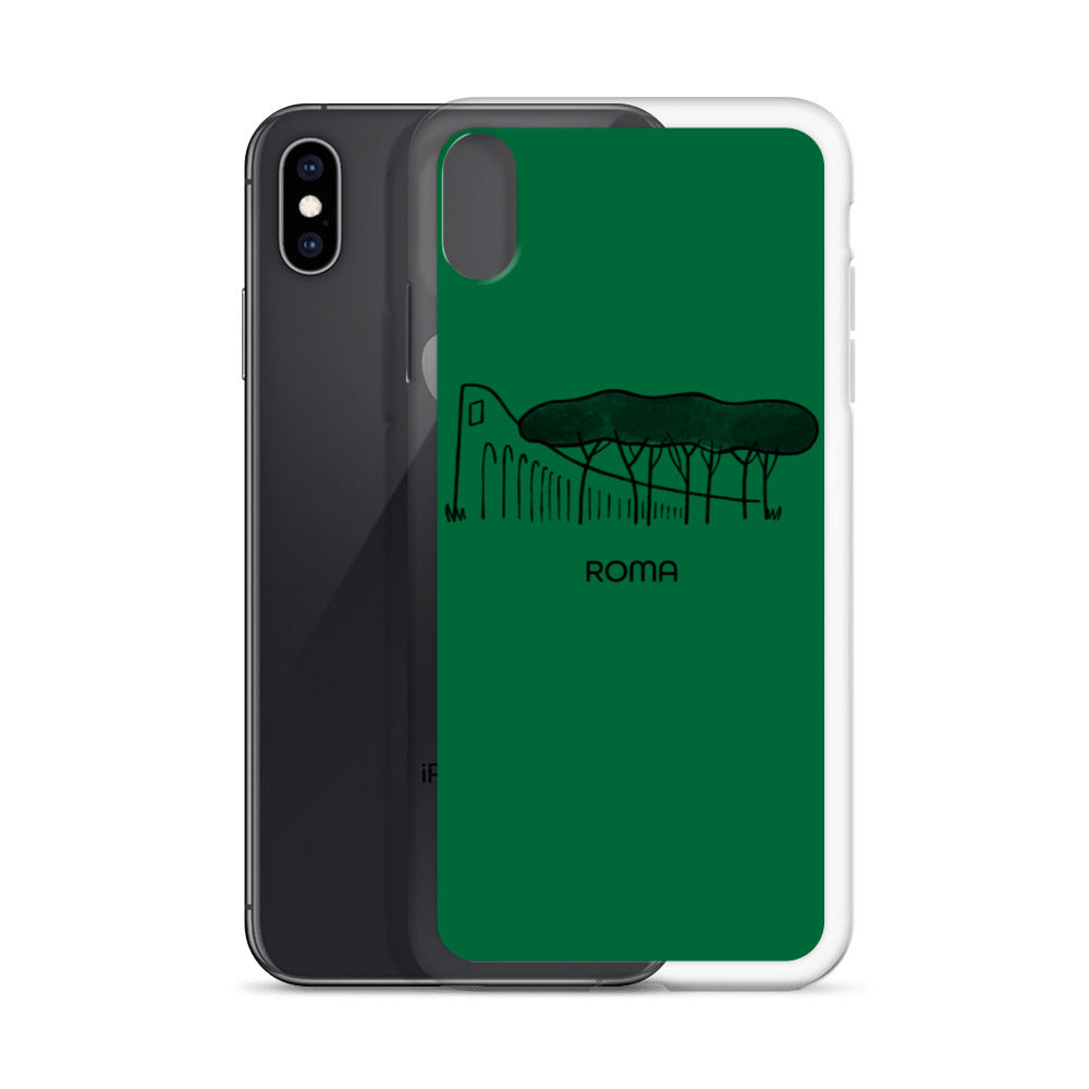 Roman Pine Trees on an iPhone Case - afternoon in Villa Pamphili