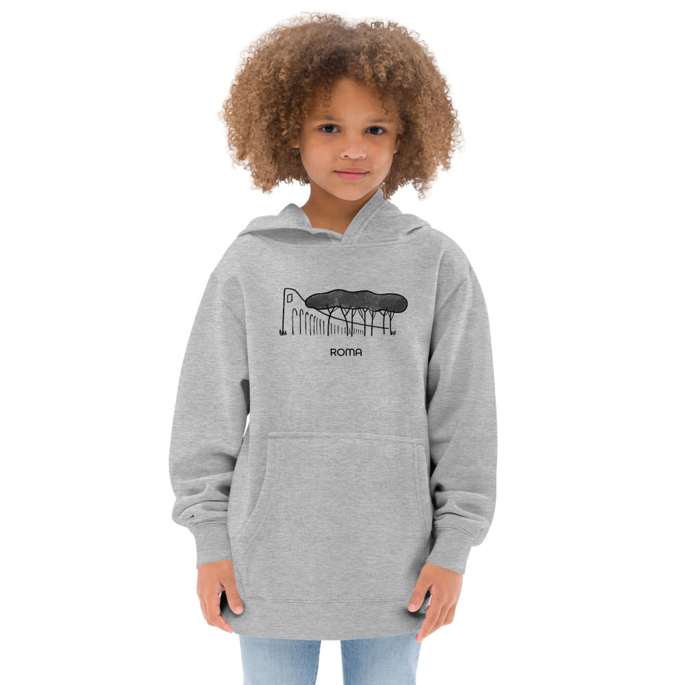 Kids fleece hoodie - Roman pines