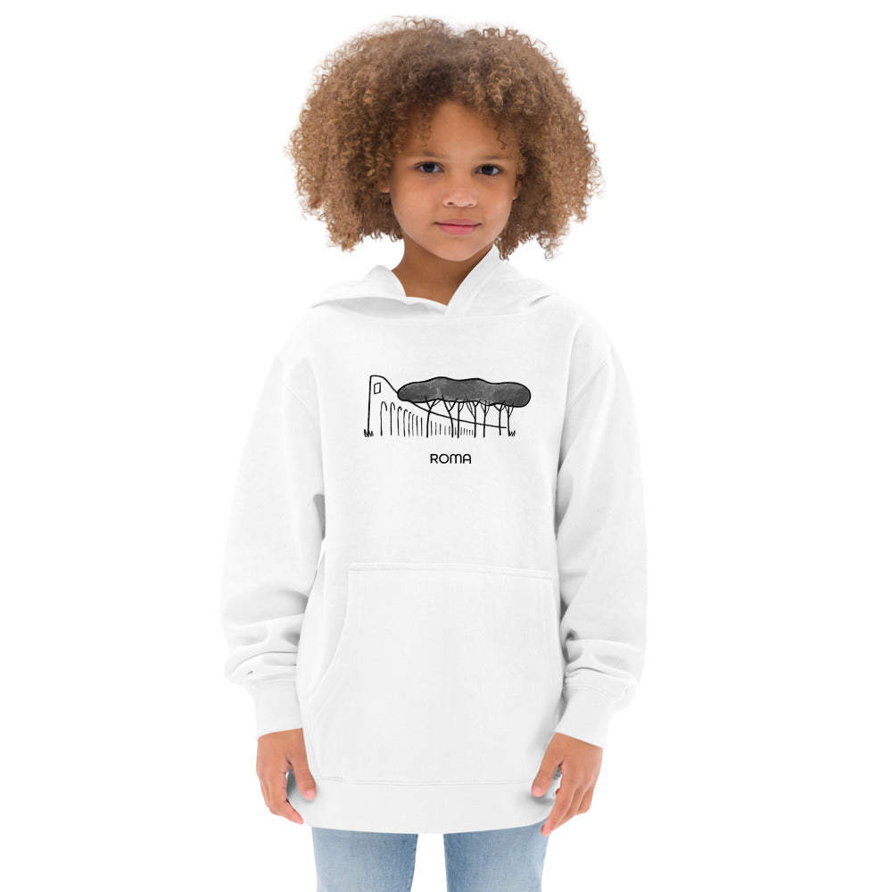 Kids fleece hoodie - Roman pines