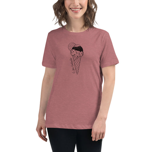 Gelato on a Women's Relaxed T-Shirt