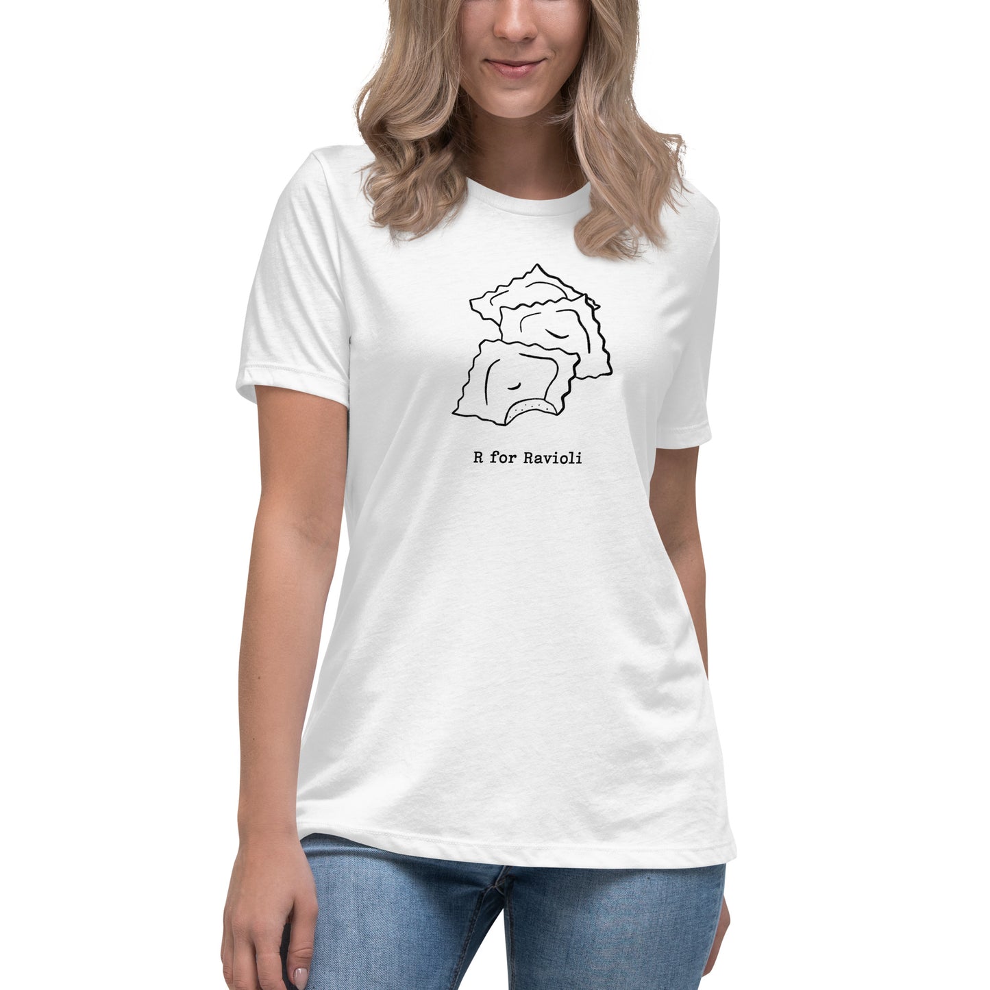 Ravioli on a Women's Relaxed T-Shirt
